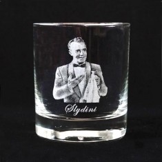 Legends of Magic Engraved Whiskey Glass - Slydini